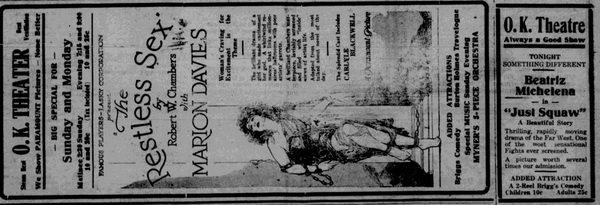 O.K. Theater - Feb 19 1921 (newer photo)